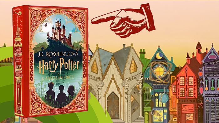 Harry Potter a Kámen mudrců: příběh a umění MinaLima