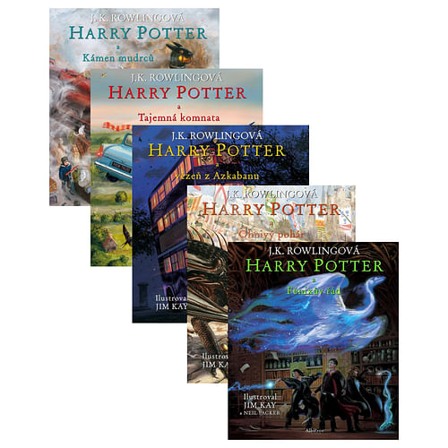 Harry Potter - Komplet ilustrovaných knih