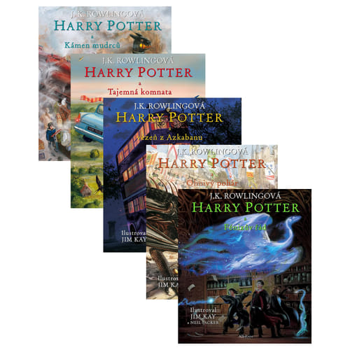 Levně Harry Potter - Komplet ilustrovaných knih