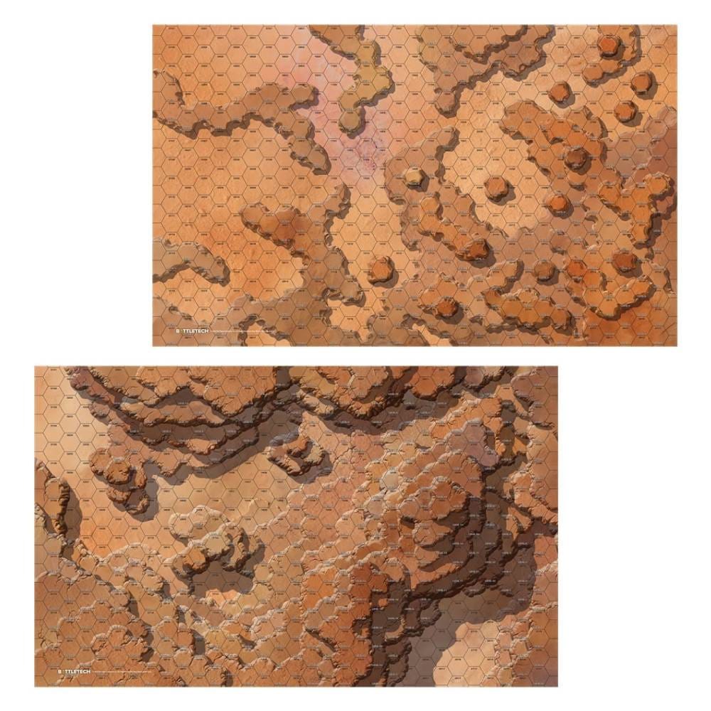 Herná podložka BattleTech: Twycross Plain of Curtains & Great Gash