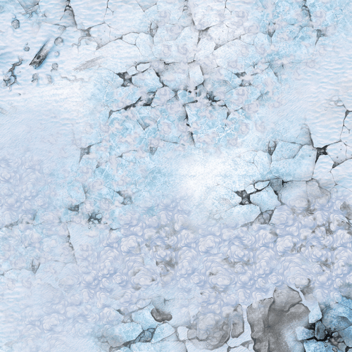 Levně imago Herní podložka - Hoth (90 x 90 cm)