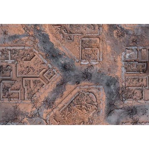 Herní podložka Kraken Wargames - Desert Warzone City 44 Herní podložka Kraken Wargames - Desert Warzone City 44