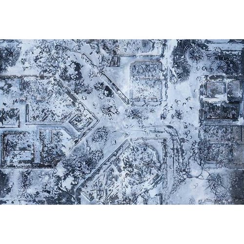 Herní podložka Kraken Wargames - Winter Warzone City 44 Herní podložka Kraken Wargames - Winter Warzone City 44