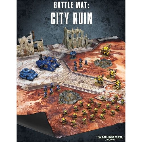 Herní podložka Warhammer 40000: Battle Mat - City Ruin