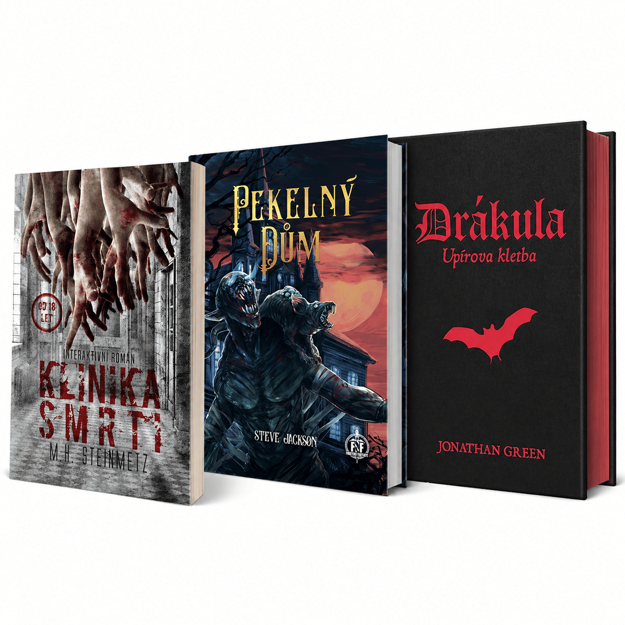Hororové gamebooky: Temná sada 3 knih