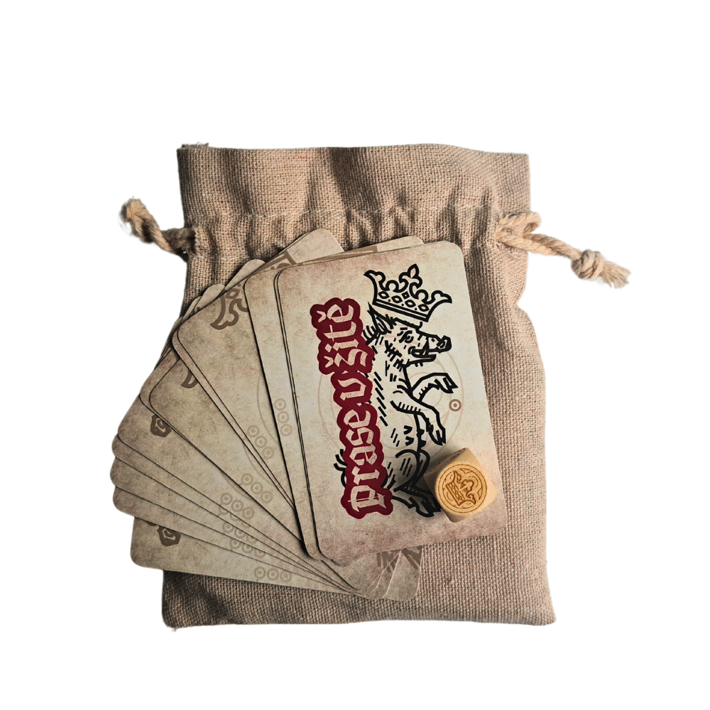 Hra Prase v žitě – karty, kocky, cícer