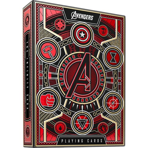 Levně Hrací karty Theory11: Avengers (červené)
