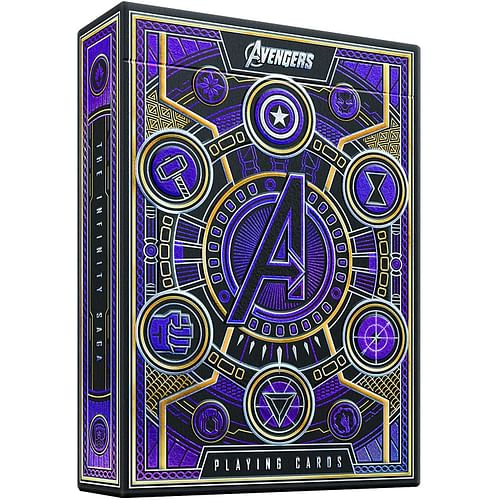 Hrací karty Theory11: Avengers (fialové)
