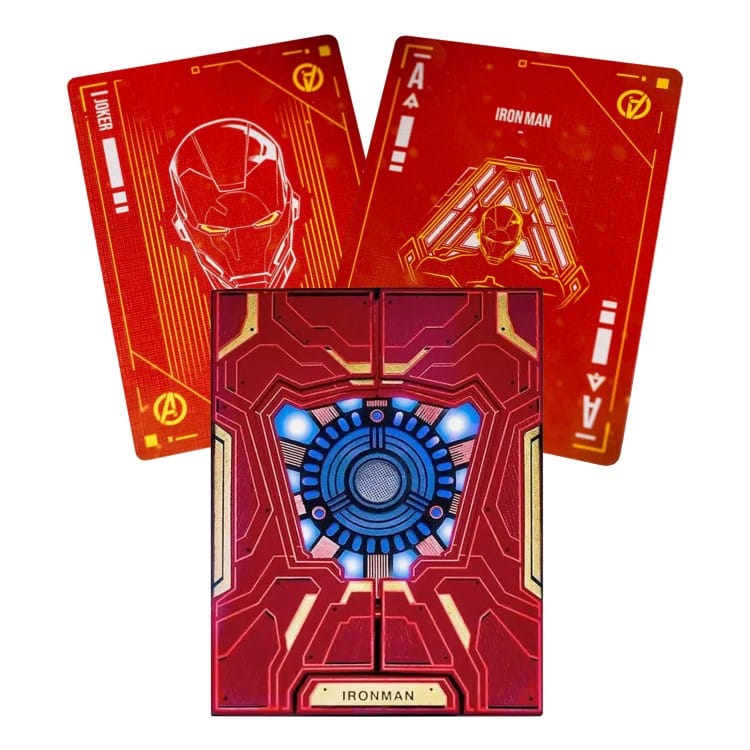 Hracie karty Theory11: Iron Man - Civil War, svietiace puzdro