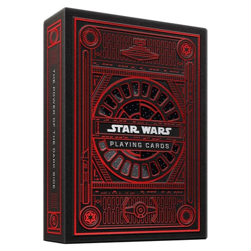 Levně Hrací karty Theory11: Star Wars - Dark Side (červené)
