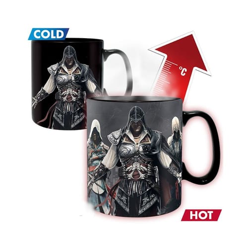 Hrnček Assassin's Creed - Group, meniaci sa Hrnček Assassin's Creed - Group, meniaci sa