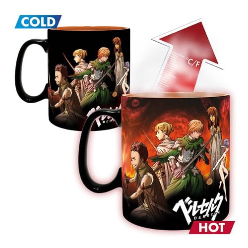 Hrnček Berserk, menia Hrnček Berserk, menia