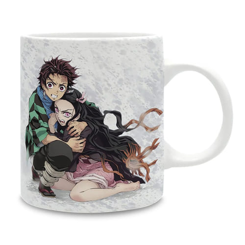 Levně Hrnek Demon Slayer - Tanjiro & Nezuko Snow