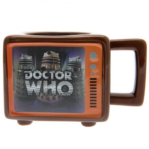 Obrázok Pyramid International Hrnek Doctor Who - 3D Televize, měnící se 500ml