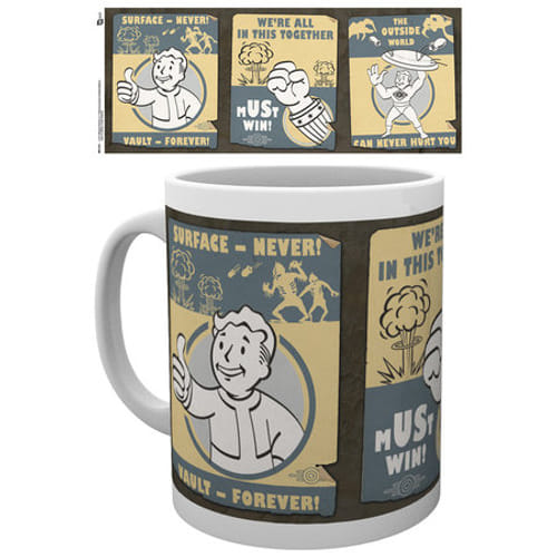 Hrnček Fallout 4: Plagáty Hrnček Fallout 4: Plagáty