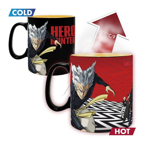 Levně Hrnek One Punch Man - Saitama & Garou, měnící se