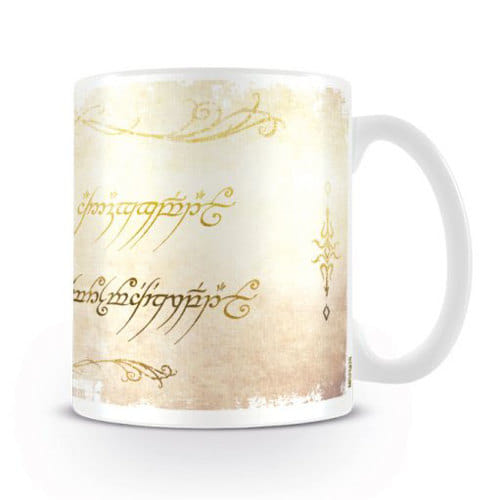 Hrnček Pán prsteňov - Nápis z prsteňa