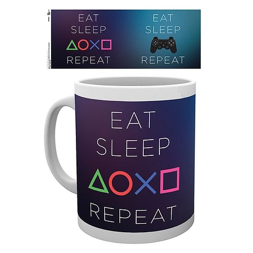 Obrázok PlayStation – Eat Sleep Play Repeat – hrnček (5028486342020)