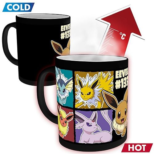 Obrázok ABYstyle Hrnek Pokémon - Eevee, měnící se 320ml