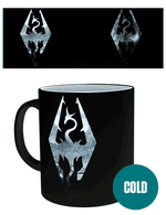 Hrnček Skyrim - Dragon Symbol, meniaci sa