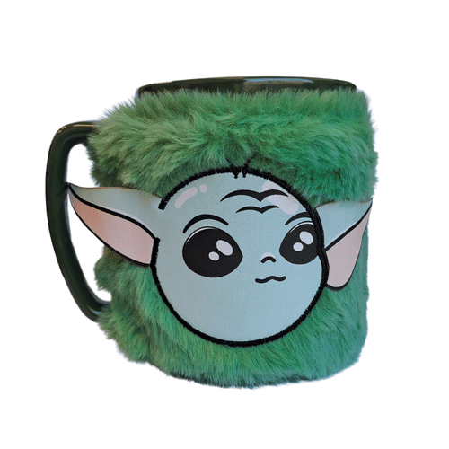 Levně Hrnek Star Wars - Grogu (chlupatý)
