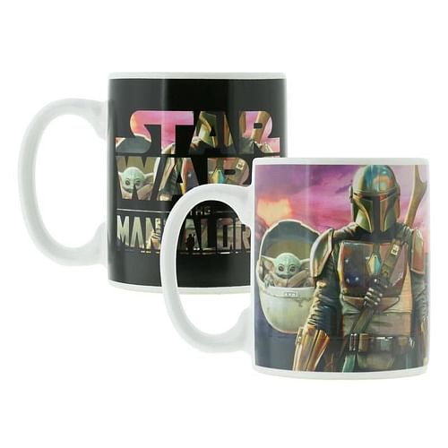 Obrázok Paladone Hrnek Star Wars: Mandalorian, měnící se 300ml