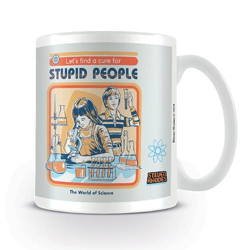 Hrnček Steven Rhodes - Let's Find A Cure For Stupid People Hrnček Steven Rhodes - Let's Find A Cure For Stupid People