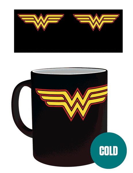 Hrnek Wonder Woman - Kostým, měnící se