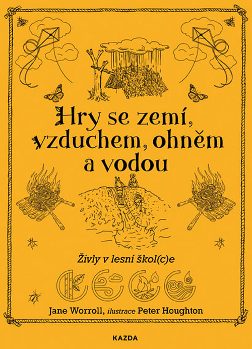 Obrázok Hry se zemí, vzduchem, ohněm a vodou - Živly v lesní škol(c)e - Jane Worroll