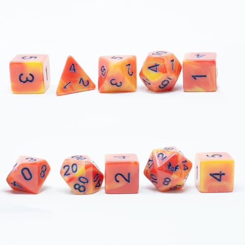 Humblewood Alderheart Ember Dice + Pouch Humblewood Alderheart Ember Dice + Pouch