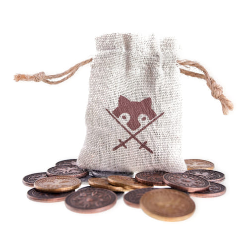 Humblewood vačok s mincami Humblewood vačok s mincami
