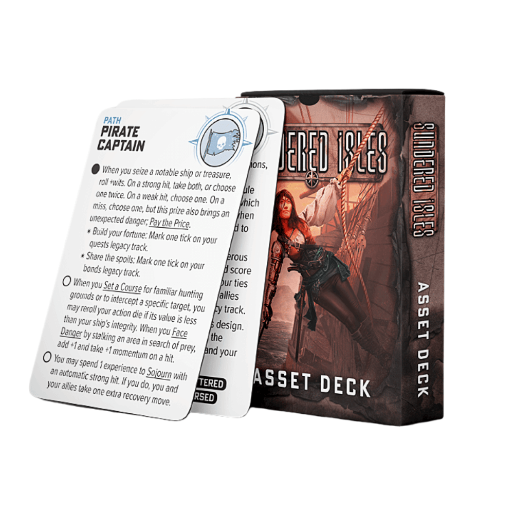 Ironsworn: Starforged - Sundered Isles - Asset Deck