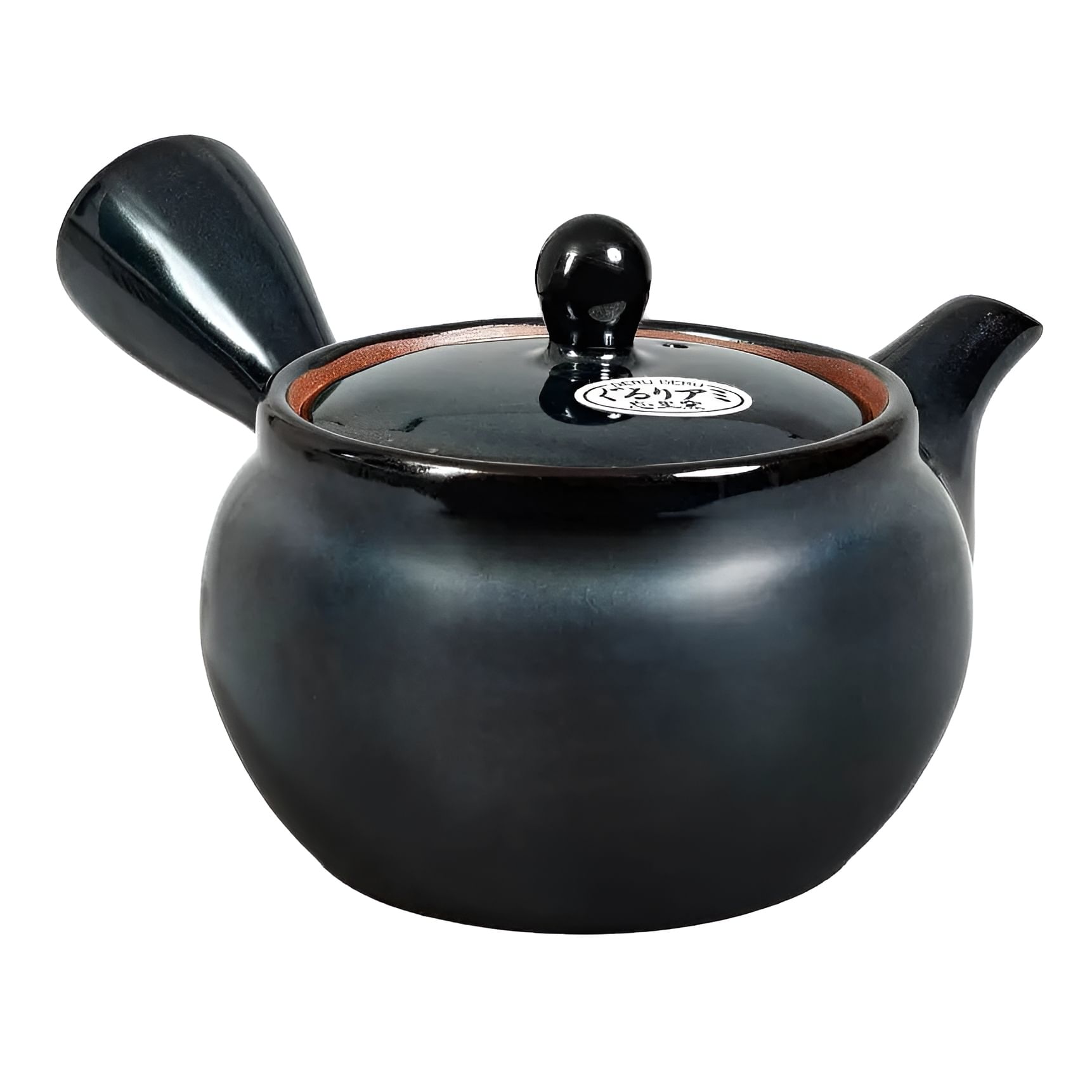 Japonská čajová kanvička Kyusu, čierna