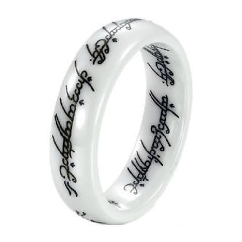 Jeden krúžok biely (keramický) Jeden krúžok biely (keramický)