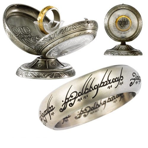 Prsteň moci - strieborná farba Prsteň moci - strieborná farba