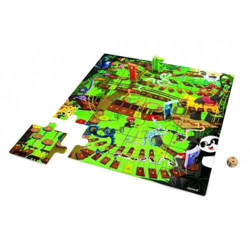 Jungle Snake and Ladder Game and Puzzle Jungle Snake and Ladder Game and Puzzle