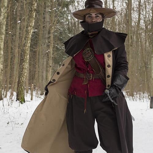 Kabát Hellsing, tmavo hnedý Kabát Hellsing, tmavo hnedý