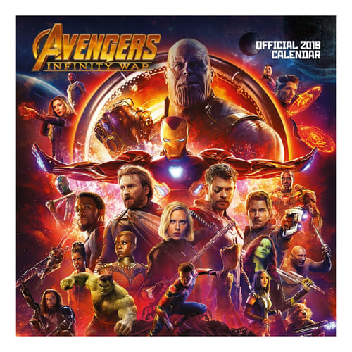Kalendár Avengers Infinity War 2019 Kalendár Avengers Infinity War 2019