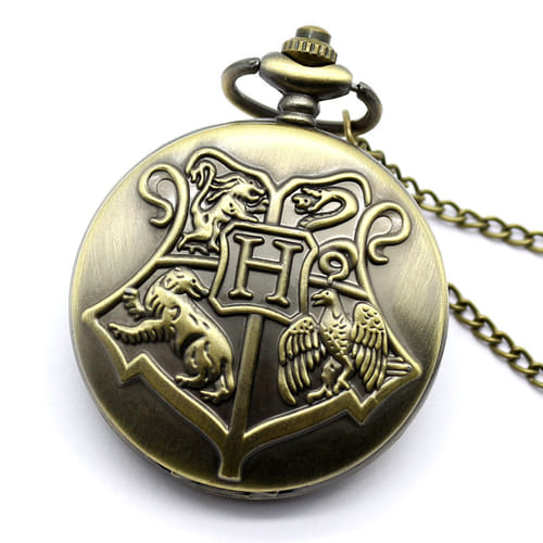 Kapesní hodinky Harry Potter - Bradavický erb