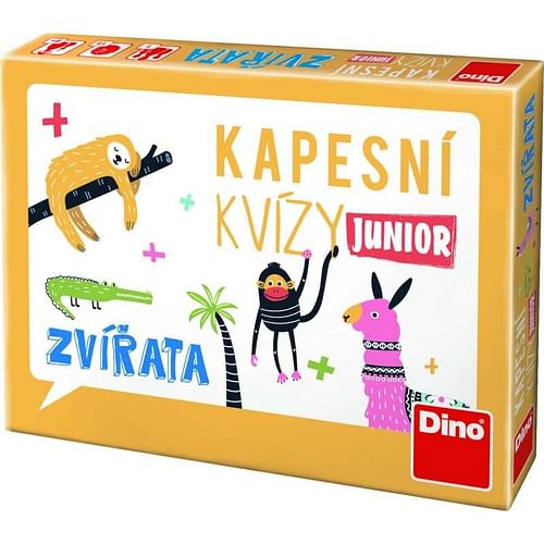 Obrázok Dino, vreckové kvízy junior – zvieratá (8590878622319)