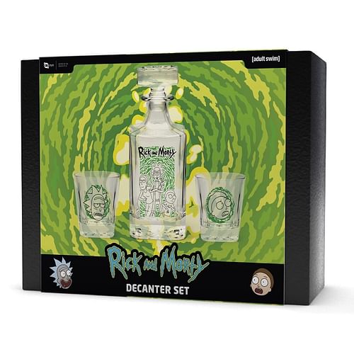 Obrázok GB eye Karafa Rick and Morty + 2 sklenice 750ml