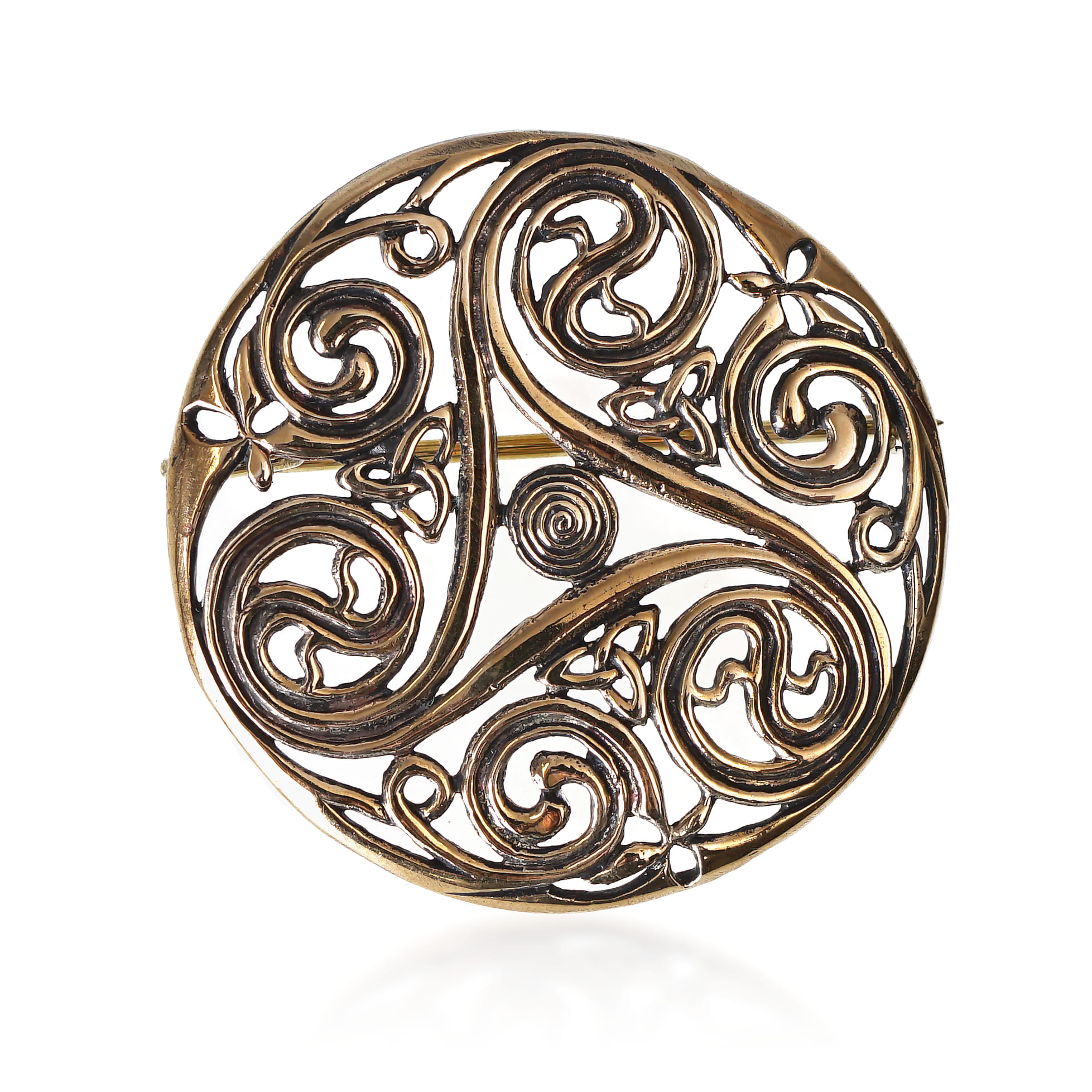 Keltská brošňa Triskelion