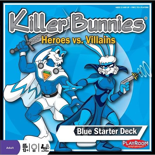 Killer Bunnies Heroes vs Villains - Blue Starter Deck