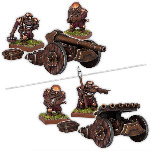 Kings of War: Dwarfs - Ironbelcher Cannon / Organ Gun