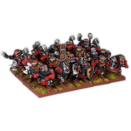 Kings of War: Dwarfs - Shieldbreaker Regiment Kings of War: Dwarfs - Shieldbreaker Regiment