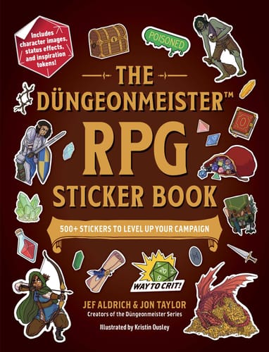 Kniha nálepiek - The Dungeonmeister RPG Sticker Book Kniha nálepiek - The Dungeonmeister RPG Sticker Book
