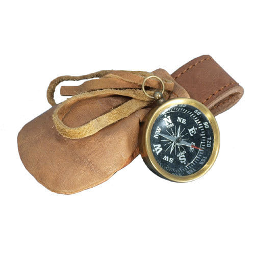 Kompas v koženom puzdre Kompas v koženom puzdre