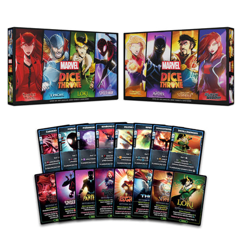 Levně Komplet Marvel Dice Throne CZ