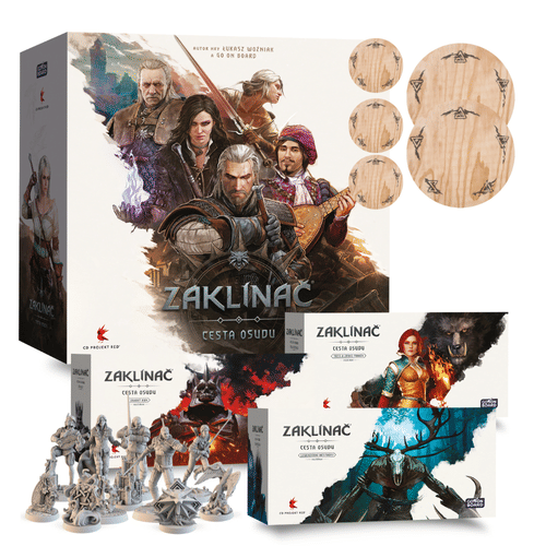 Levně Komplet Zaklínač: Cesta osudu - Deluxe edice s podtácky