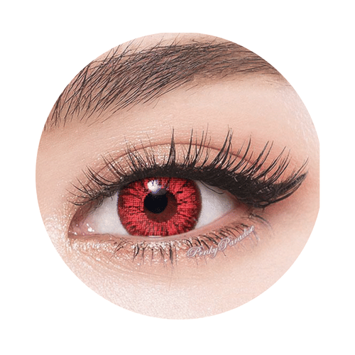 Kontaktné šošovky Jaspis - žiarivo červené - nedioptrické ročné (2 šošovky) Kontaktné šošovky Jaspis - žiarivo červené - nedioptrické ročné (2 šošovky)